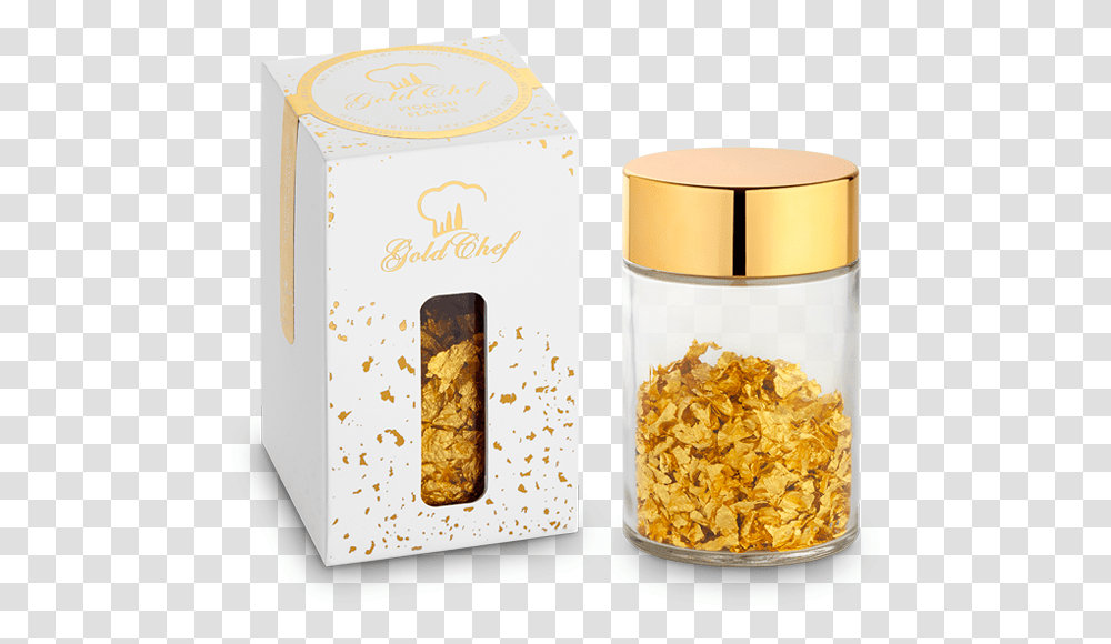 Gold Flakes 70 Mg Chef Lid, Bottle, Cylinder, Medication, Cork Transparent Png
