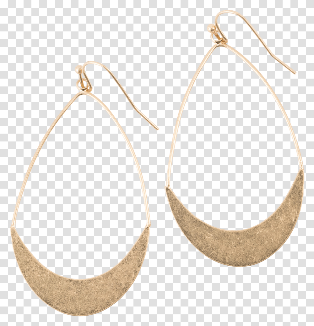 Gold Flat Drop Hoop Earrings Earrings, Jewelry, Accessories, Accessory Transparent Png