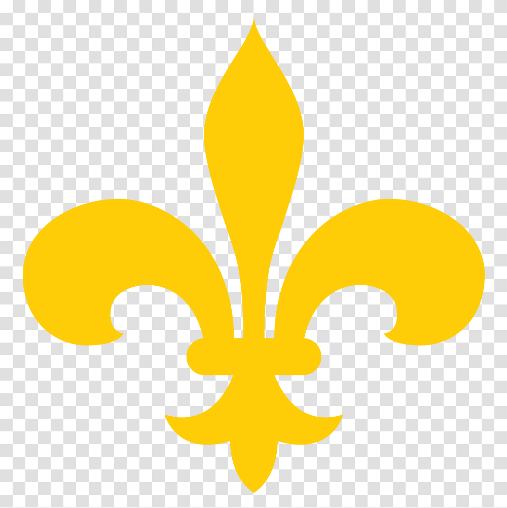 Gold Fleur De Lis Gold Fleur De Lis, Symbol, Logo, Trademark Transparent Png