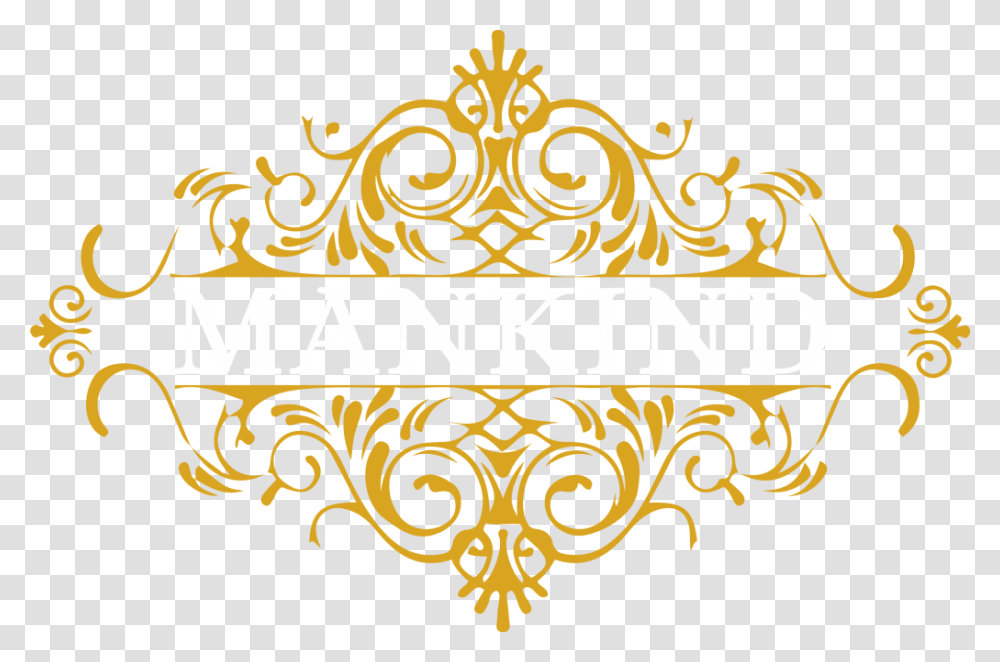 Gold Floral Table Name Card Design, Floral Design, Pattern Transparent Png