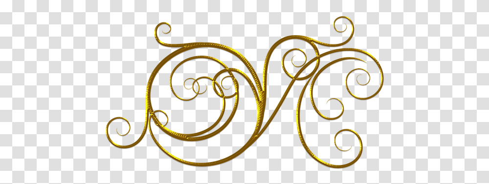 Gold Flourish 3 Image Gold Flourish Clipart, Graphics, Floral Design, Pattern, Locket Transparent Png