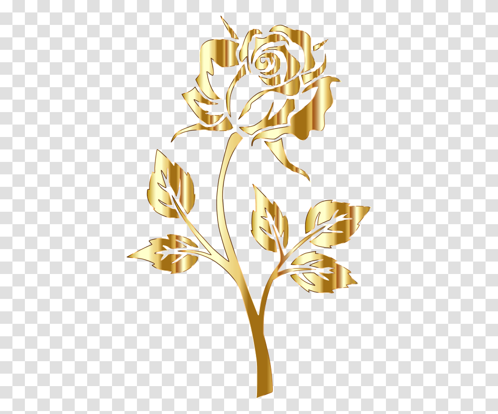 Gold Flower No Background Golden Flowers Without Background, Floral Design, Pattern Transparent Png