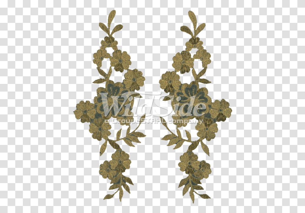 Gold Flower Scroll Annual Plant, Floral Design, Pattern Transparent Png