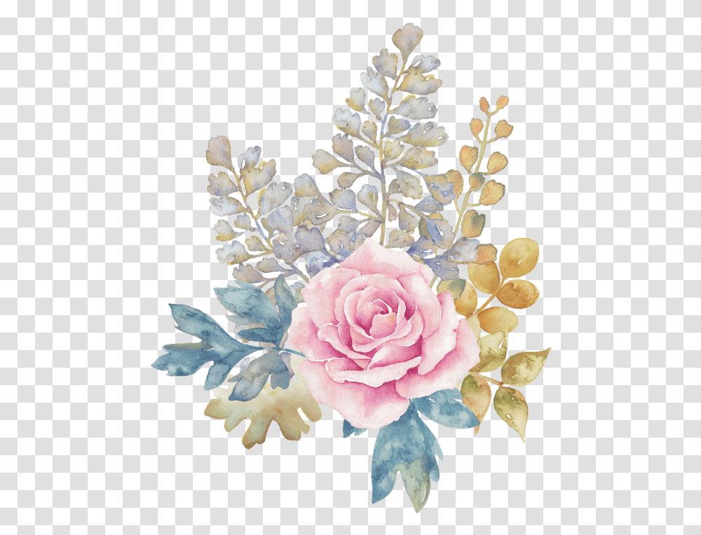 Gold Flower Vector Clipart Psd P 321441 Watercolor Flowers Background, Plant, Rose, Petal, Flower Arrangement Transparent Png