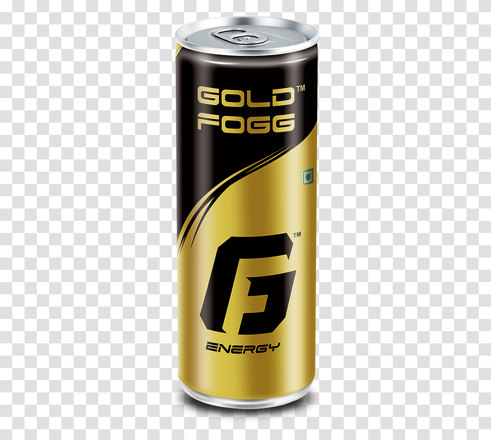 Gold Fogg Energy Drink Gold Fogg, Tin, Can, Label Transparent Png