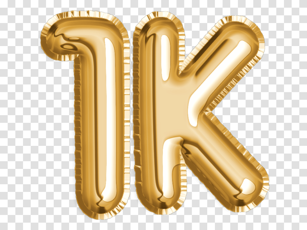 Gold Foil Balloon Diecut Gold Balloon Thank You Number Sink Faucet Transparent Png Pngset Com