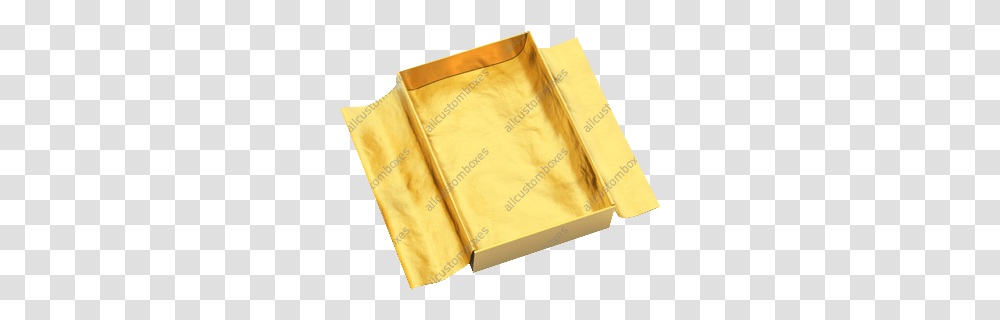 Gold Foil Boxes Printing Packaging All Paper, Text, Aluminium, Sack, Bag Transparent Png