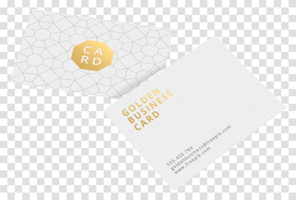Gold Foil Graphic Design, Business Card, Paper Transparent Png