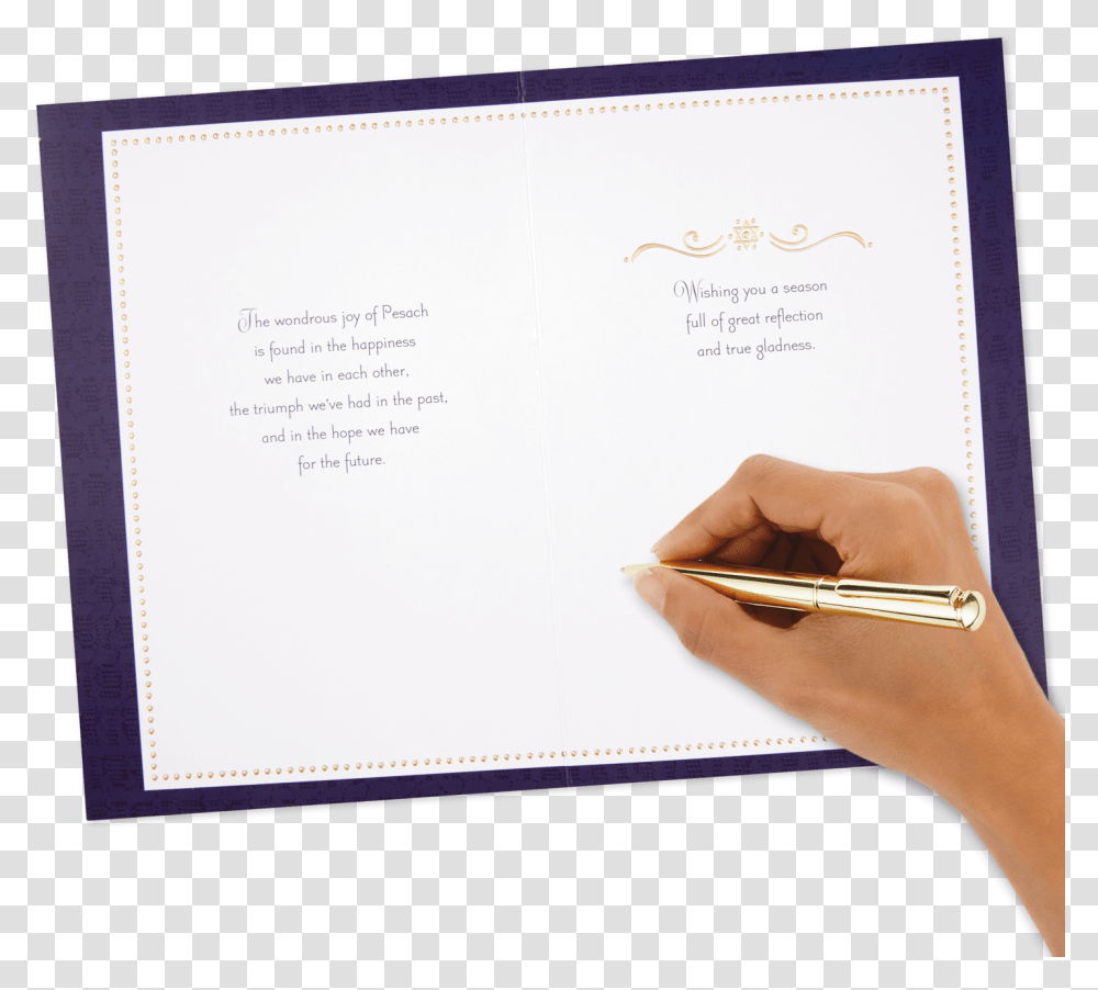 Gold Foil Hebrew Letters And Star Of David Passover Handwriting, Person, Human, Page Transparent Png