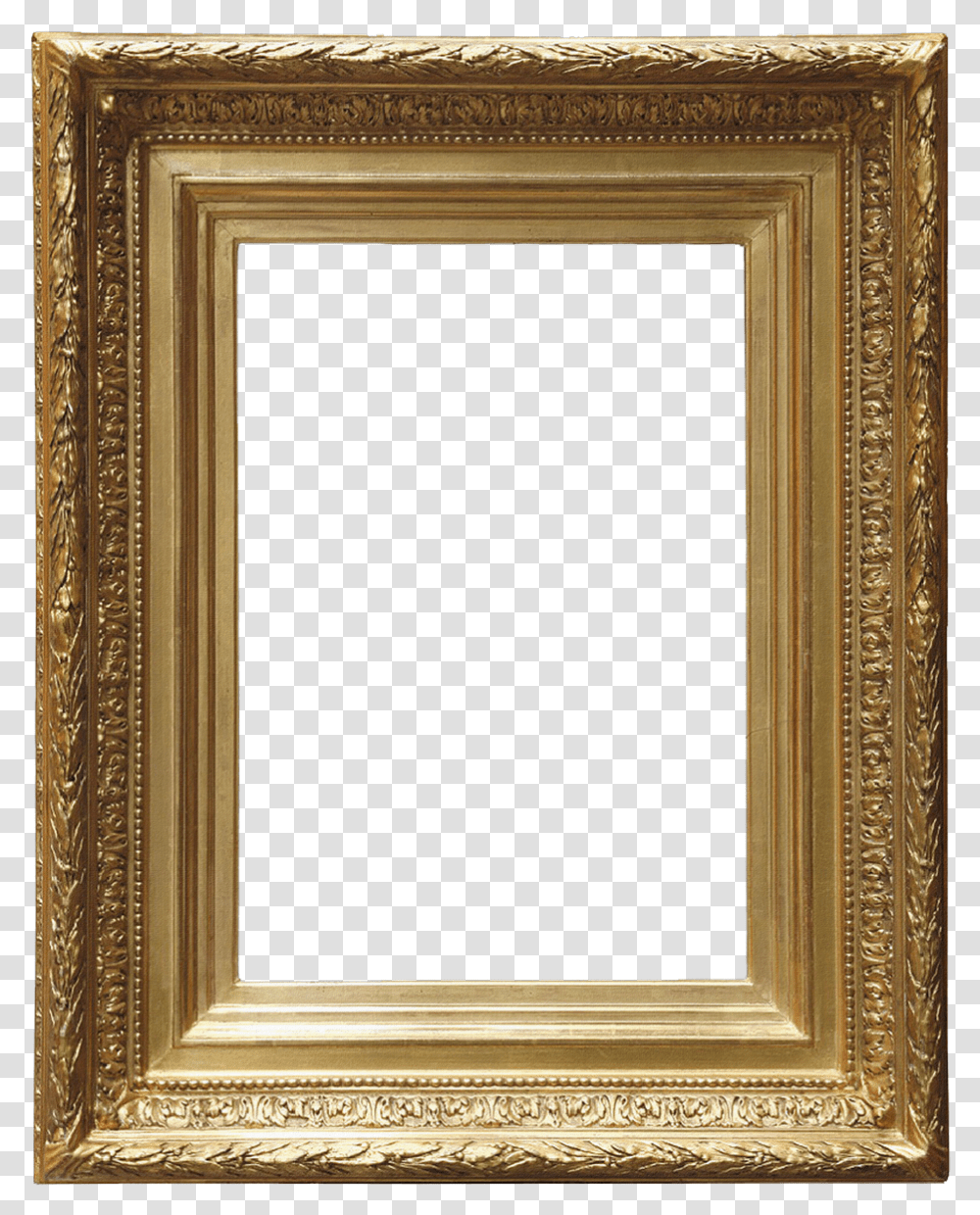 Gold Frame, Rug, Painting, Mirror Transparent Png
