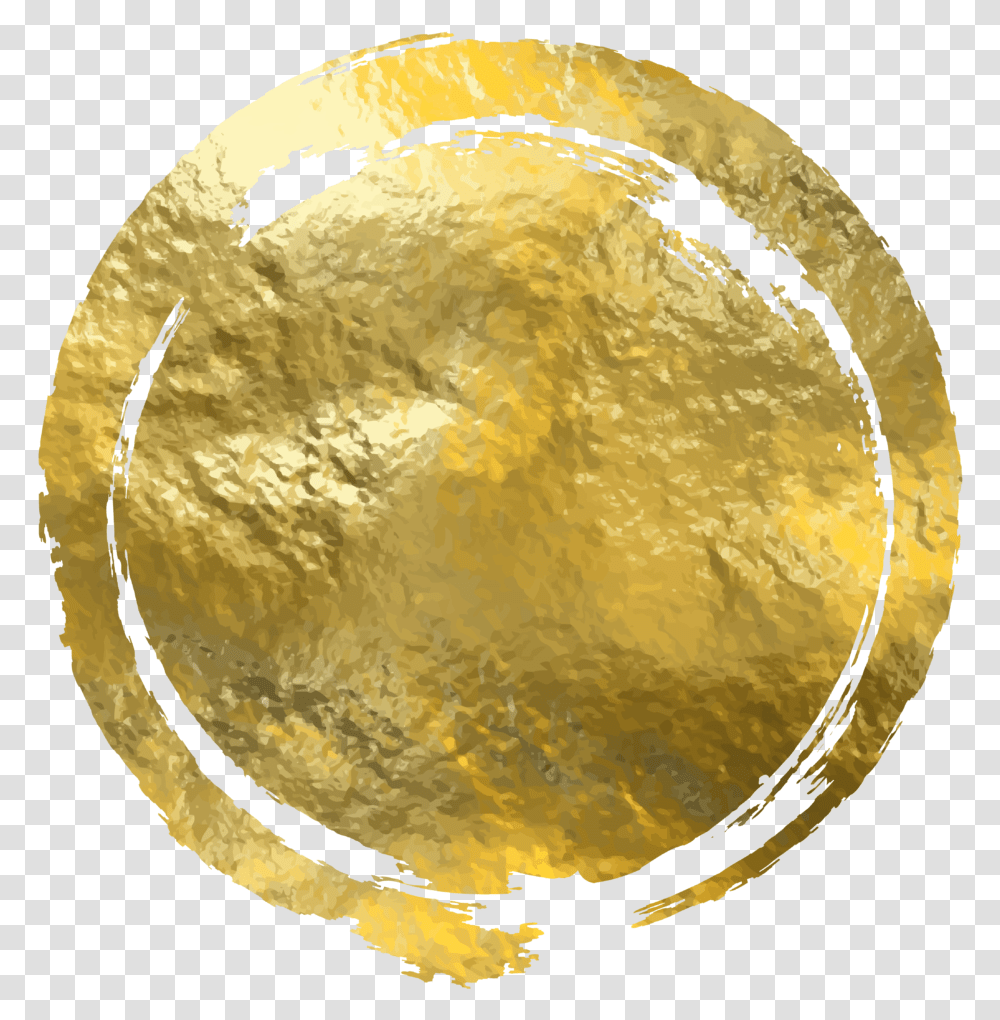 Gold Frame Circle Foil Circle, Gold Medal, Trophy, Gong, Musical Instrument Transparent Png