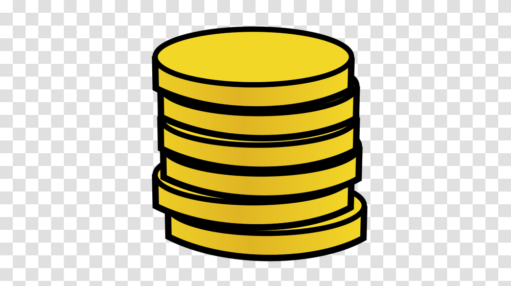 Gold Free Clipart, Cylinder, Money, Coin Transparent Png