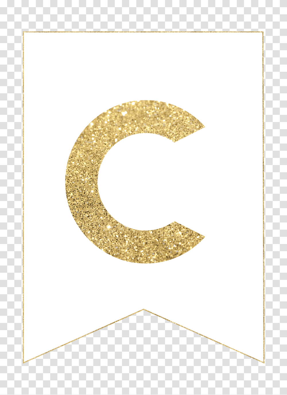 Gold Free Printable Banner Letters, Number, Alphabet Transparent Png