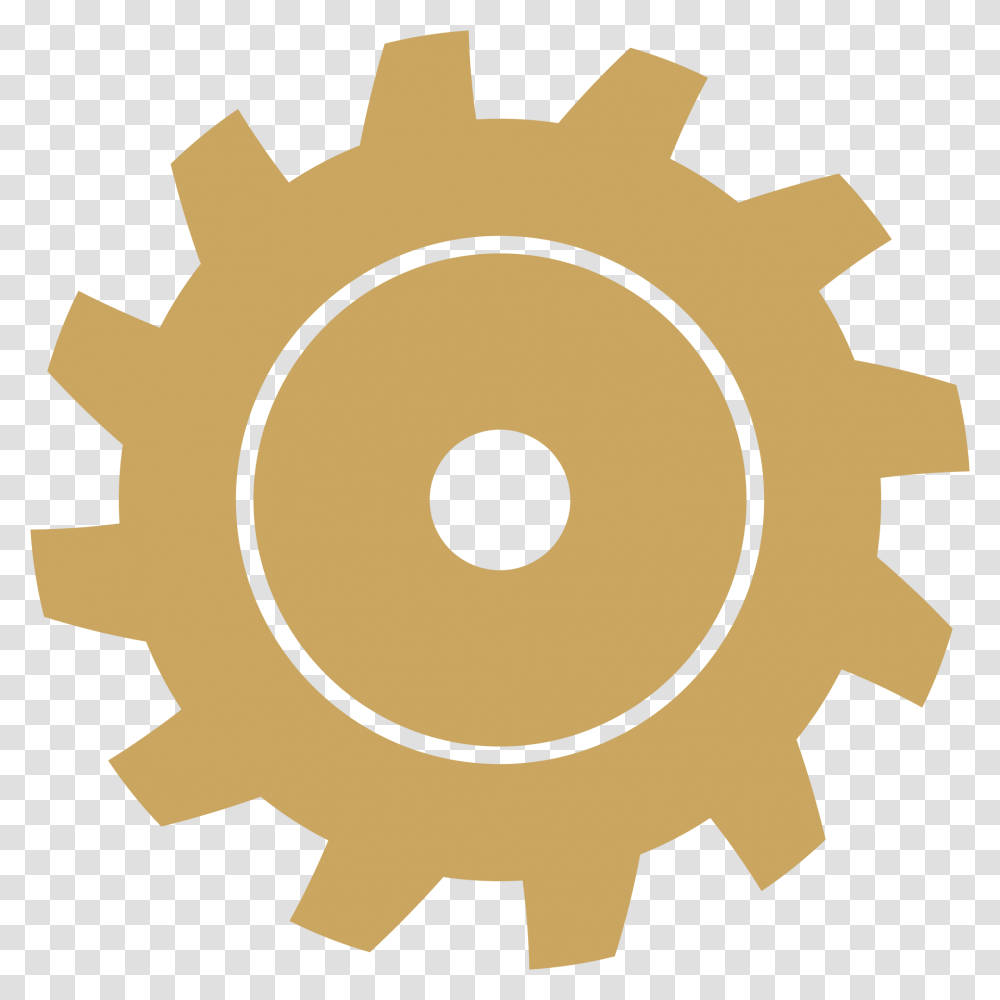 Gold Gear Clipart Gear Shape, Machine, Cross, Symbol Transparent Png