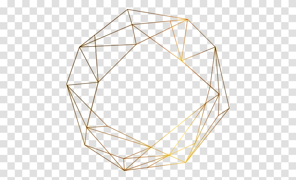 Gold Geometric Shapefreetoedit Transparent Png