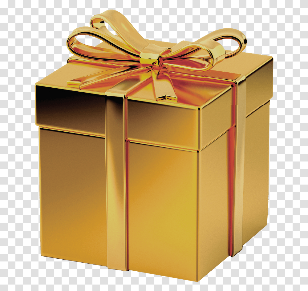 Gold Gift Box Background Gold Gift Box Transparent Png