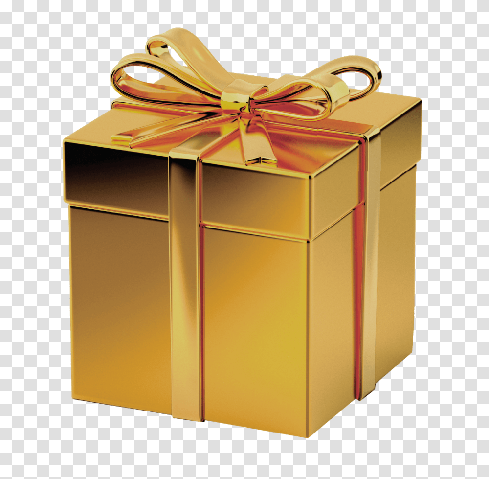 Gold Gift Box Image, Mailbox, Letterbox Transparent Png