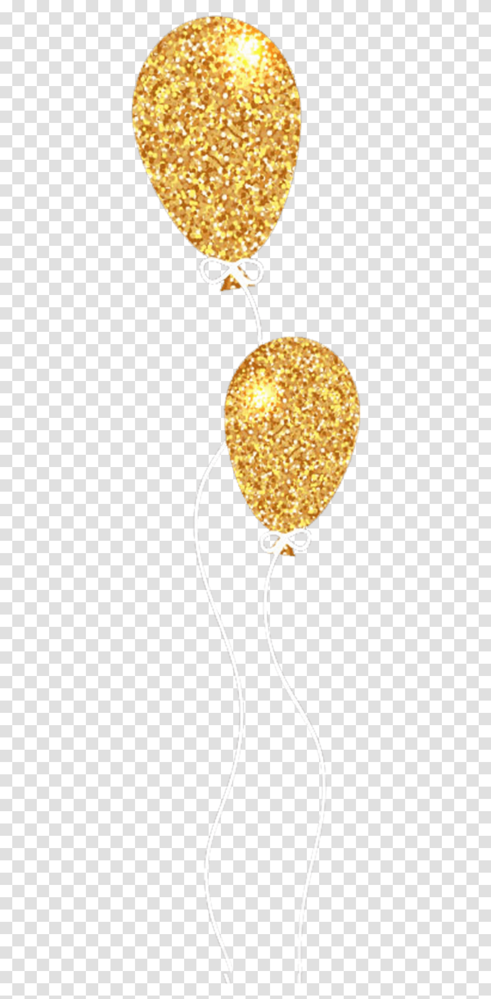 Gold Glitter Balloon, Accessories, Accessory, Jewelry, Necklace Transparent Png