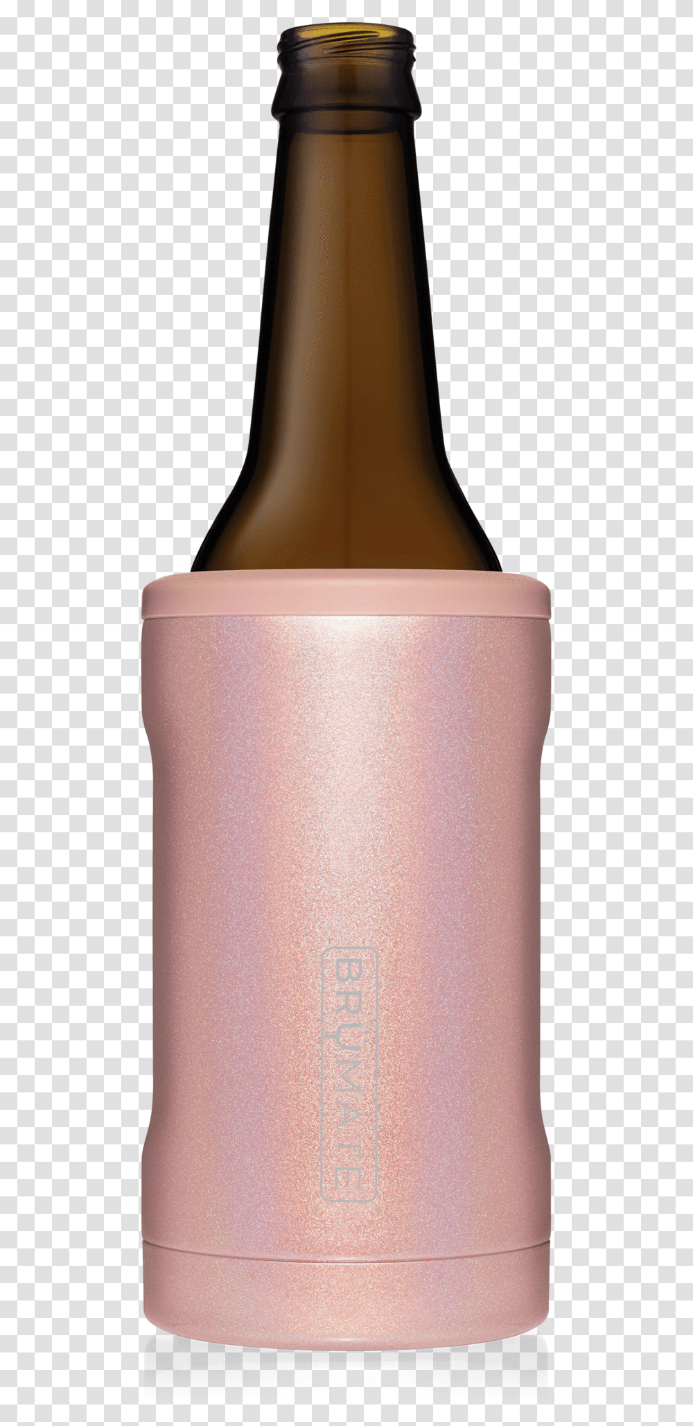 Gold Glitter Beer Bottle, Alcohol, Beverage, Drink, Sake Transparent Png