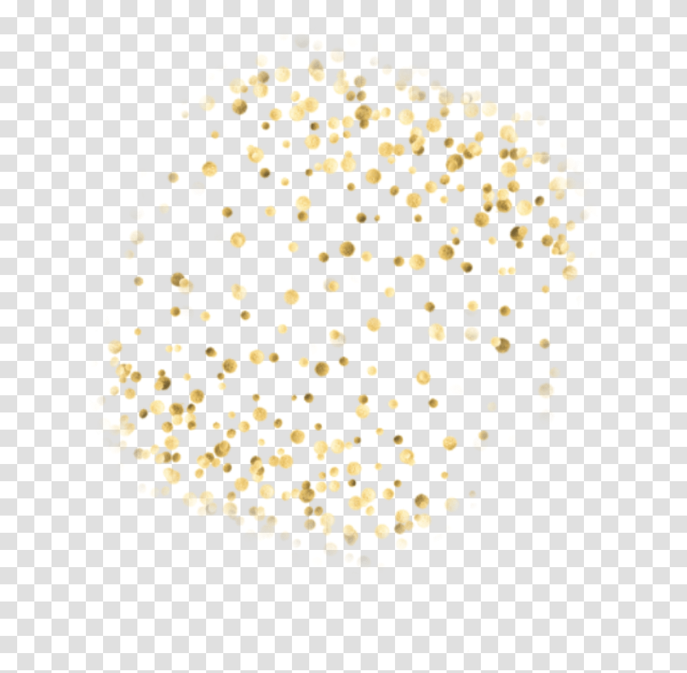 Gold Glitter Confetti Decorations Decoration Circle, Paper, Chandelier, Lamp Transparent Png
