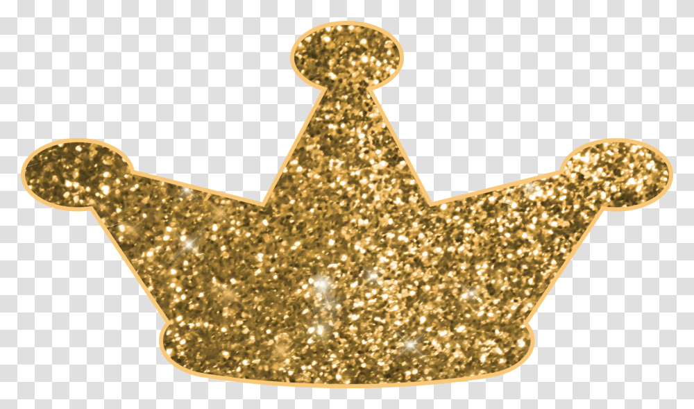 Gold Glitter Crown Clipart Download Clipart Gold Princess Crown, Light Transparent Png