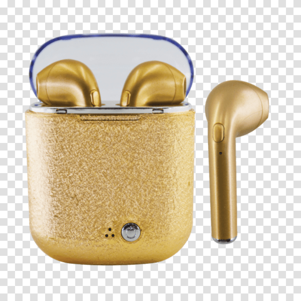 Gold Glitter Earbuds Glitter Earbuds, Lighter, Bronze Transparent Png