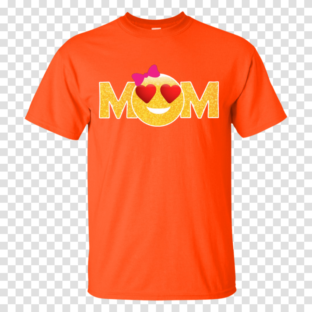 Gold Glitter Emoji Heart Eyes Mom Mothers Day T Shirt Women, Apparel, T-Shirt, Sleeve Transparent Png