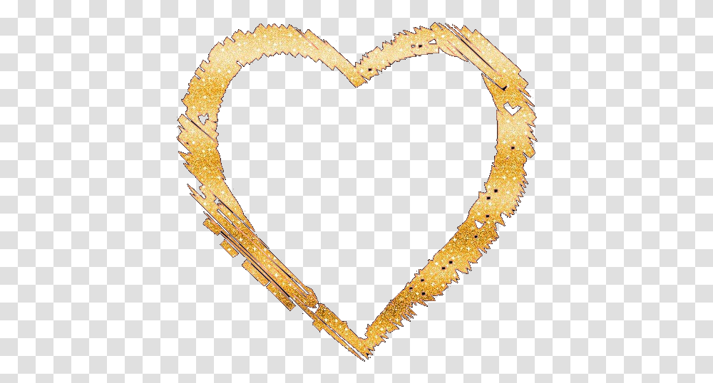 Gold Glitter Heart, Bow, Necklace, Jewelry, Accessories Transparent Png