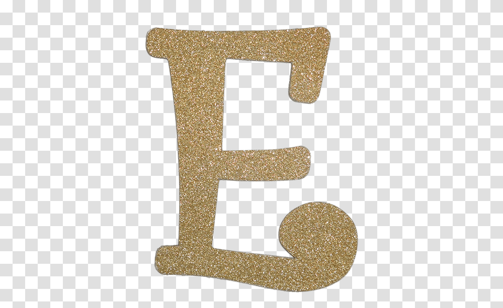 Gold Glitter Letter E Full Size Download Seekpng Number, Alphabet, Text, Rug, Symbol Transparent Png
