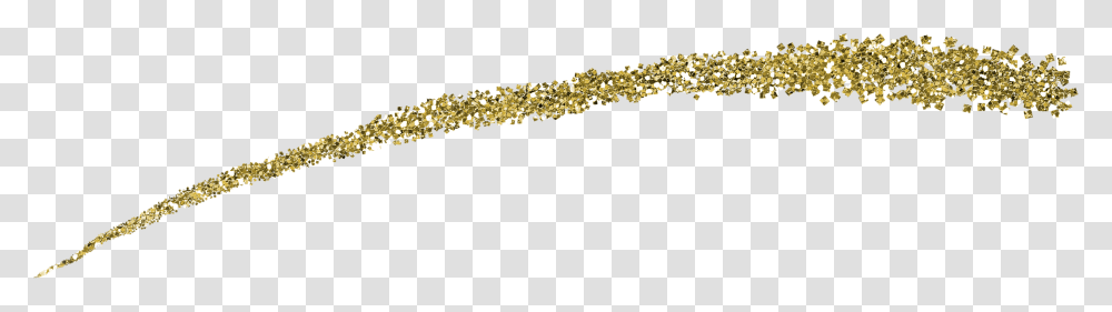 Gold Glitter Line, Light Transparent Png