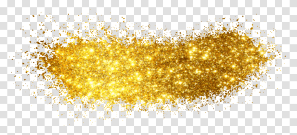 Gold Glitter Sparkle Sparkly Gold Paint Spray, Light Transparent Png