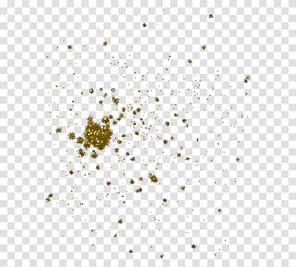 Gold Glitter Splatter, Invertebrate, Animal, Insect, Paper Transparent Png