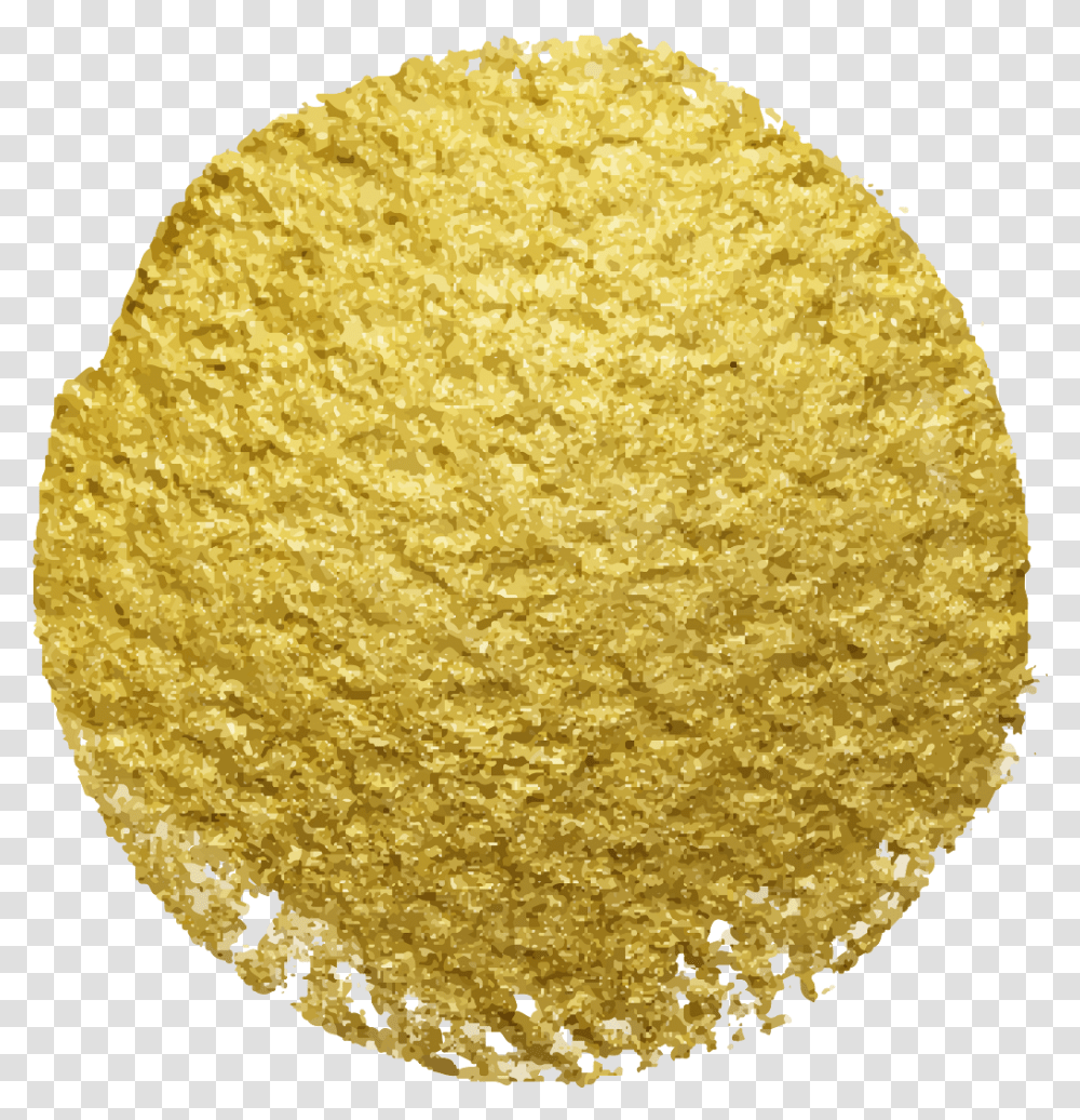 Gold Glitter Spots Golden Glitter Paint, Rug, Pineapple, Fruit, Plant Transparent Png