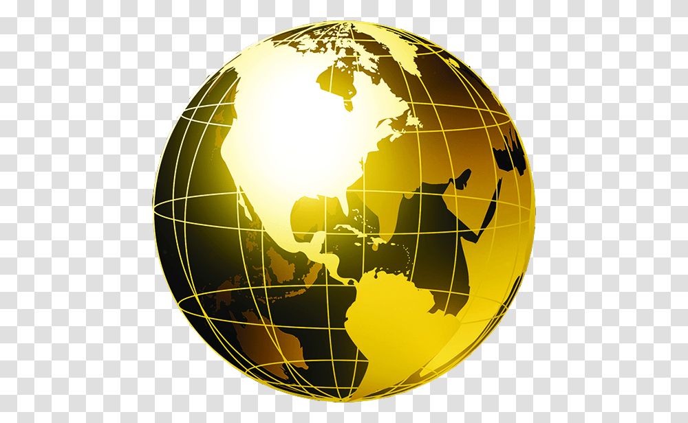 Gold Globe Vector, Outer Space, Astronomy, Universe, Planet Transparent Png