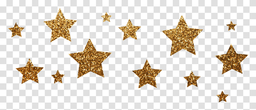 Gold Gold Glitter Stars, Symbol, Star Symbol,  Transparent Png