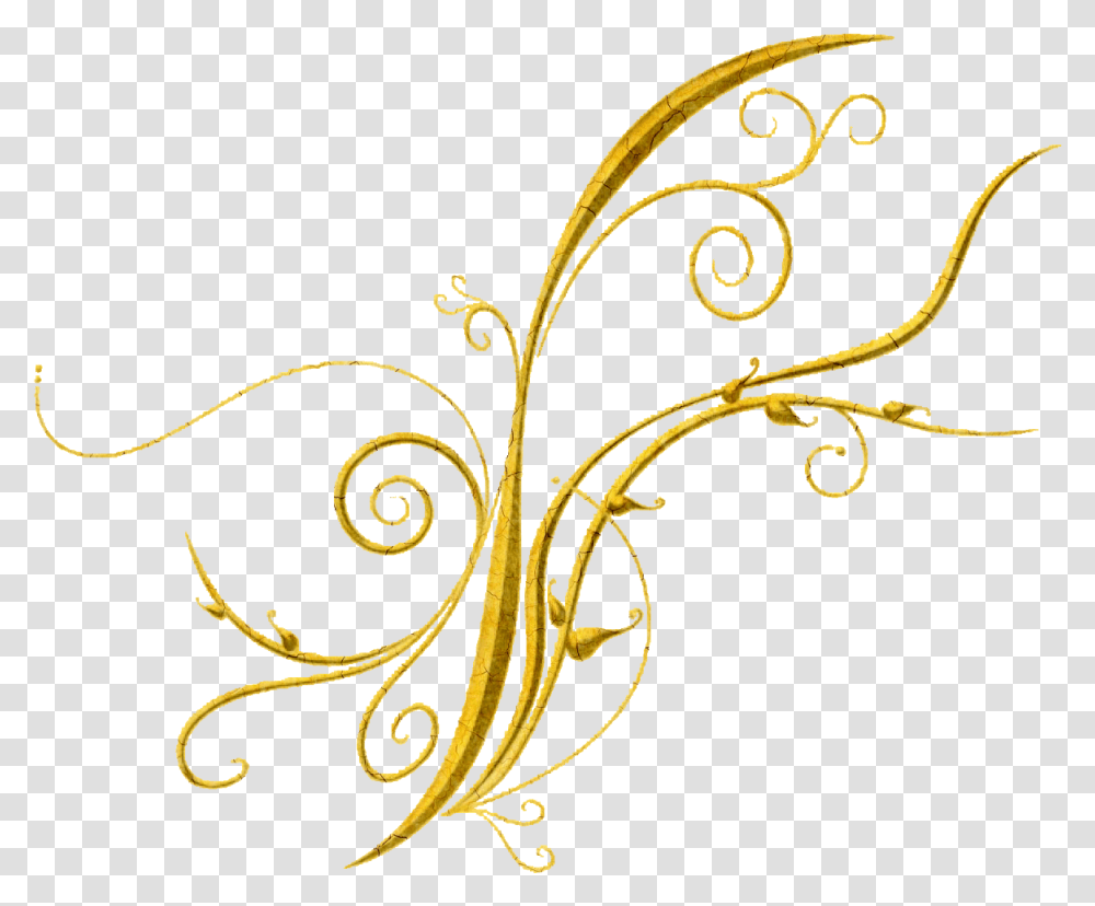 Gold Golden Divider Birthday Valentine Bow Anouschka2 Vector Flower Gold, Floral Design, Pattern Transparent Png