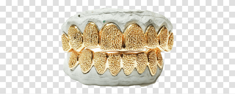 Gold Grillz 10k Diamond Dust Grillz, Rug, Teeth, Mouth, Fossil Transparent Png
