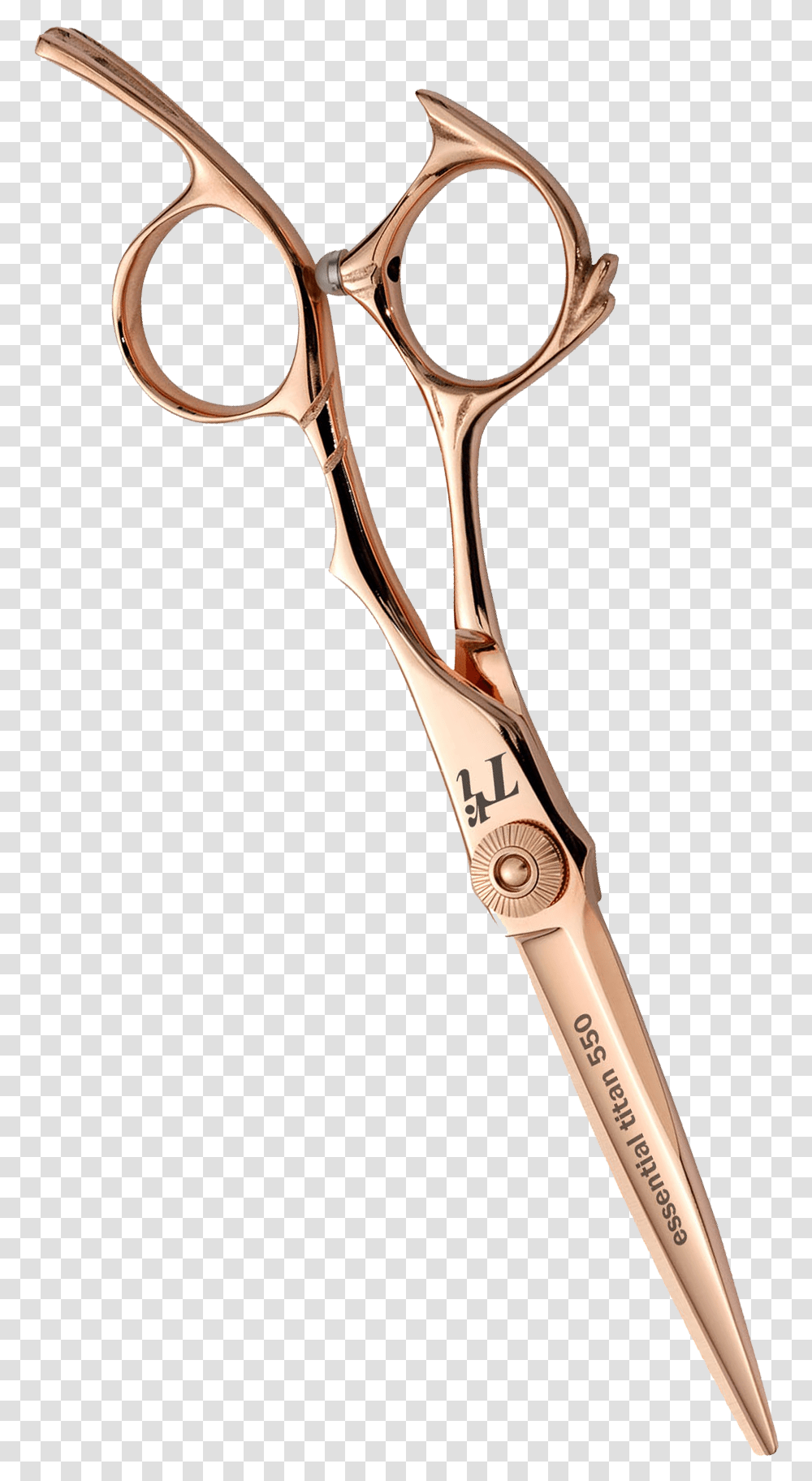 Gold Hair Scissors Rose Gold Scissors, Blade, Weapon, Weaponry Transparent Png