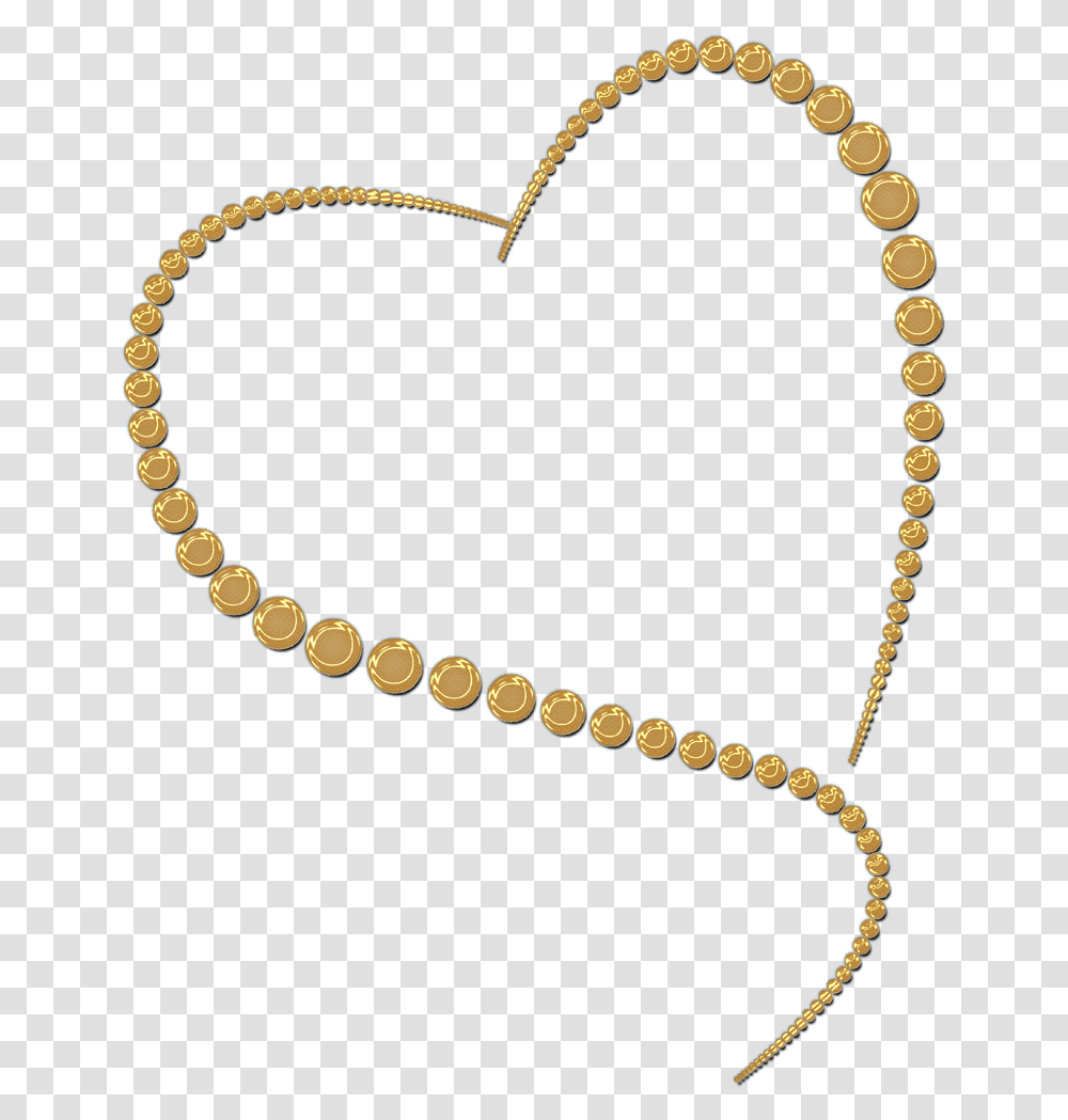 Gold Heart Background Gold Heart Clipart, Bead, Accessories, Accessory, Bead Necklace Transparent Png