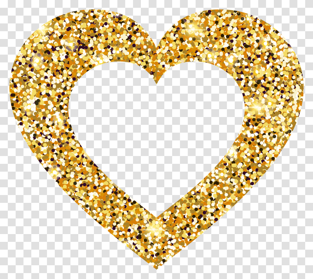 Gold Heart Background Gold Heart Transparent Png