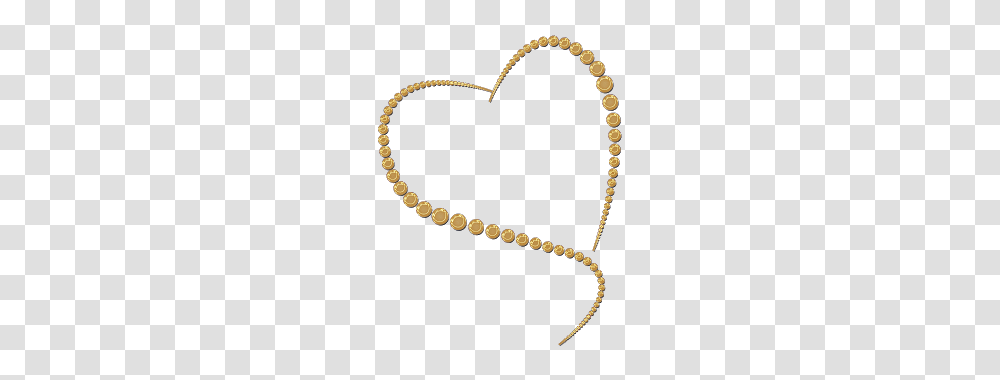 Gold Heart Clipart Free Clipart, Bead, Accessories, Accessory, Bead Necklace Transparent Png