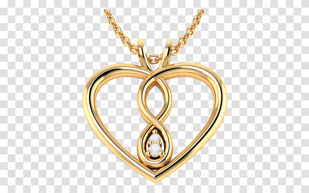 Gold Heart Infinity Necklace Pendants, Locket, Jewelry, Accessories, Accessory Transparent Png