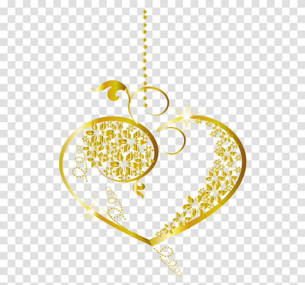 Gold Hearts Valentines Day Gold, Graphics, Floral Design, Pattern, Text Transparent Png