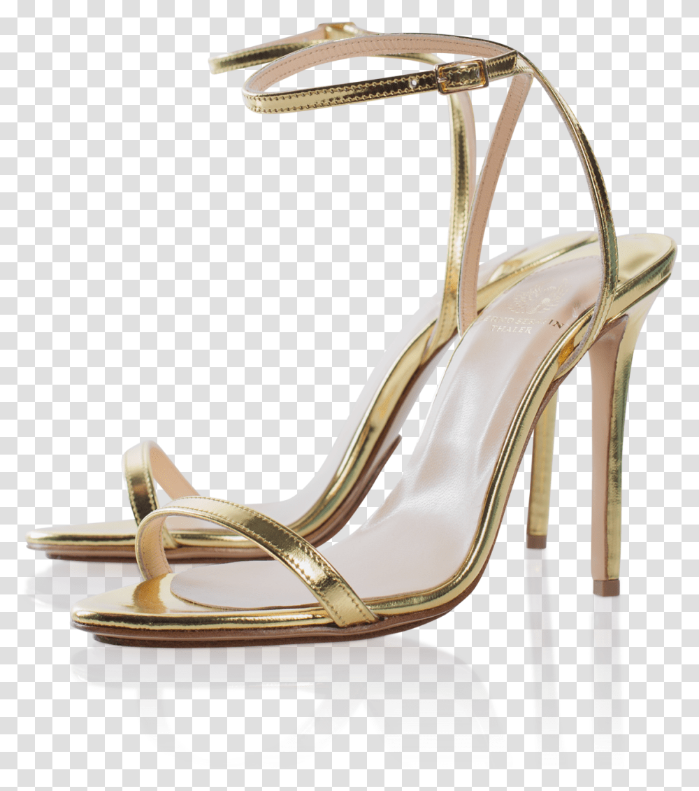 Gold Heels Basic Pump, Apparel, Footwear, Shoe Transparent Png