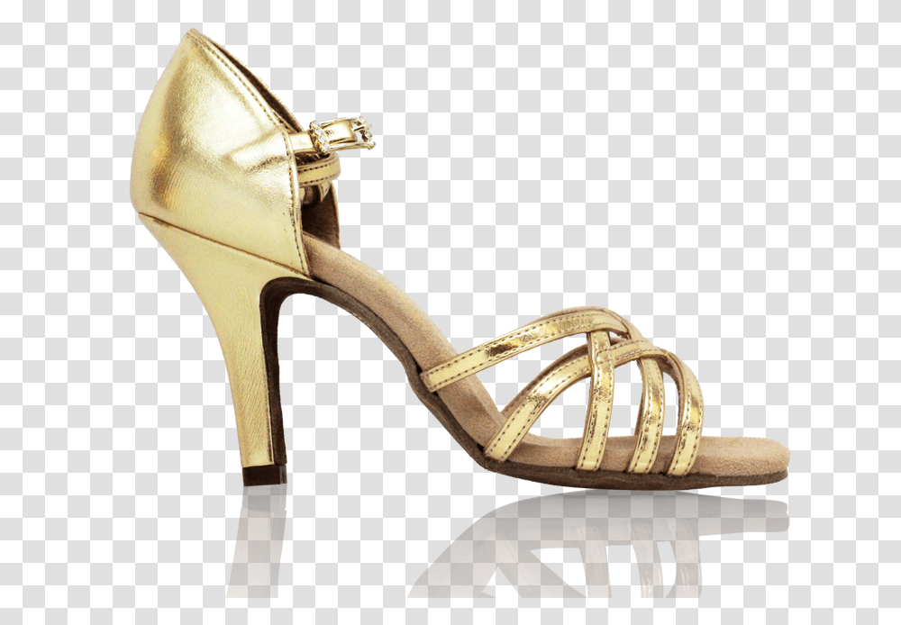 Gold Heels Basic Pump, Apparel, Sandal, Footwear Transparent Png