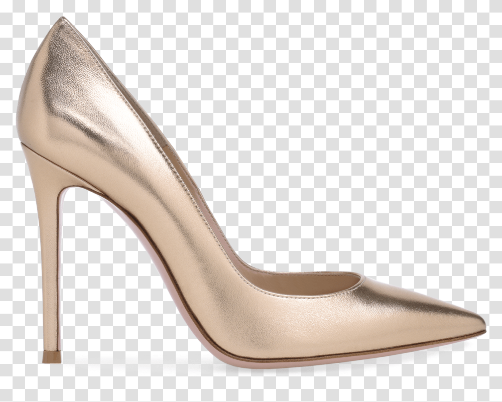 Gold Heels, Apparel, Shoe, Footwear Transparent Png