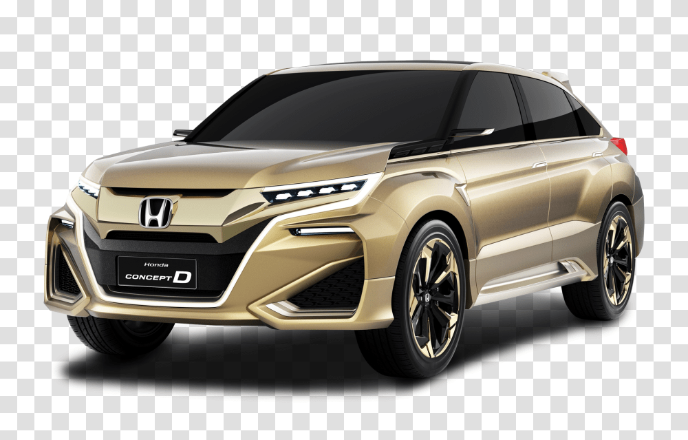 Gold Honda Concept D Car Image New Honda Crosstour, Vehicle, Transportation, Automobile, Sedan Transparent Png
