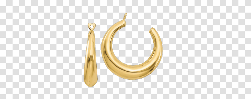 Gold Hoop Earring Jackets Earrings, Horseshoe, Brass Section, Musical Instrument, Horn Transparent Png