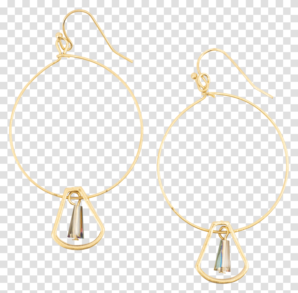 Gold Hoop With Bell Dangle Earrings, Accessories, Accessory, Jewelry Transparent Png
