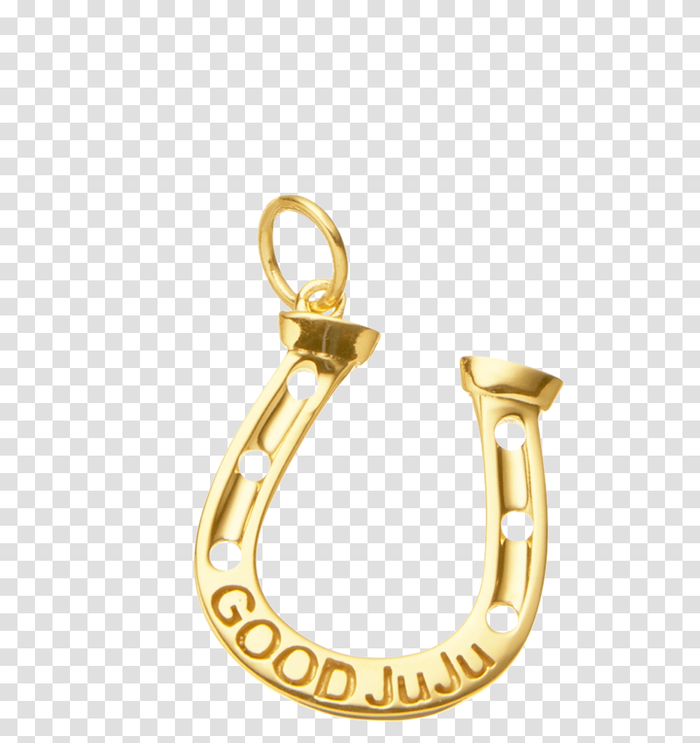 Gold Horseshoe Good Juju Horseshoe Crescent Solid, Scissors, Blade, Weapon, Weaponry Transparent Png